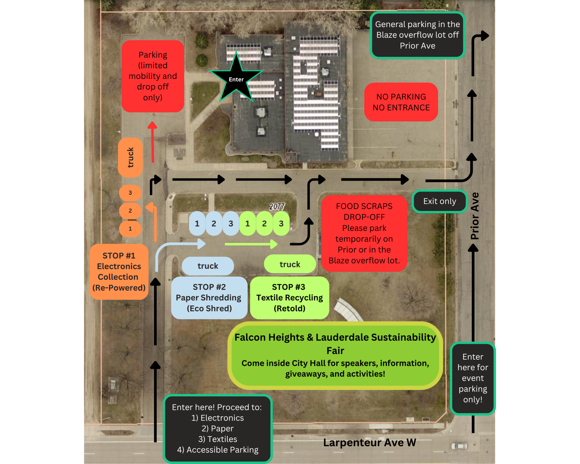 SF26 Parking Lot Map